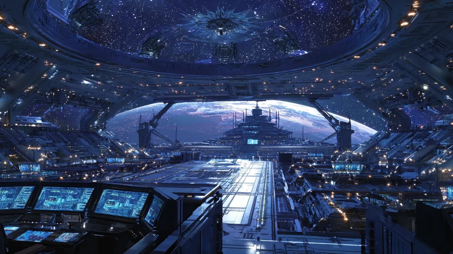 Imperial bridge command deck